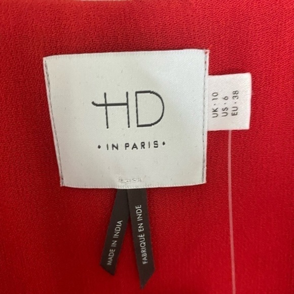 NWT Anthropologie HD in Paris Marina‎ Chiffon Dress size 6 - Picture 3 of 6